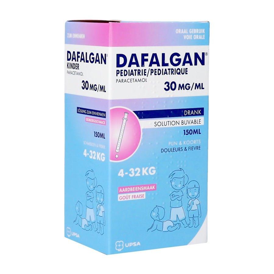 Dafalgan Pediatrie 30 mg/ml Solution Buv. 150 ml