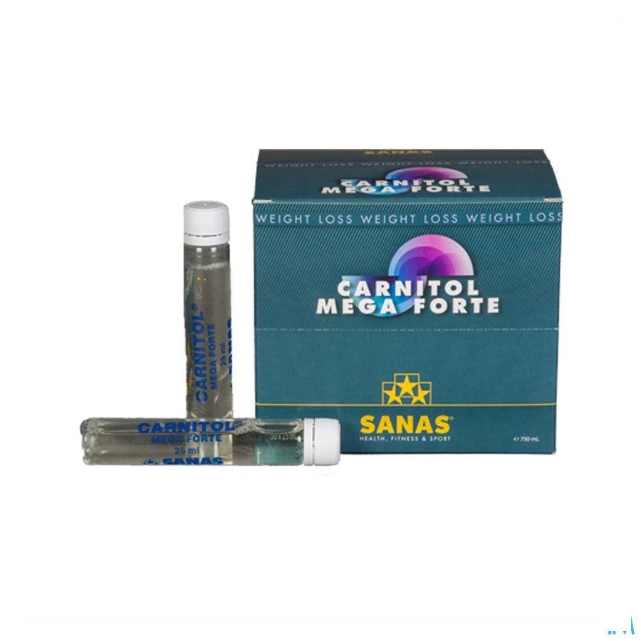 Sanas Carnitol Megafort Ampoule 30x25 ml 