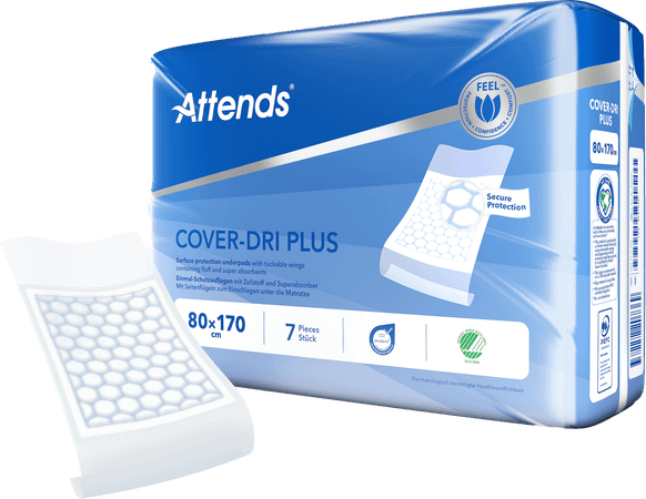 Attends Cover Dri Plus Onderleg 80 x 170cm 1X 7