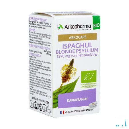 Arkogelules Ispaghul Psyllium Blond Bio Caps 45