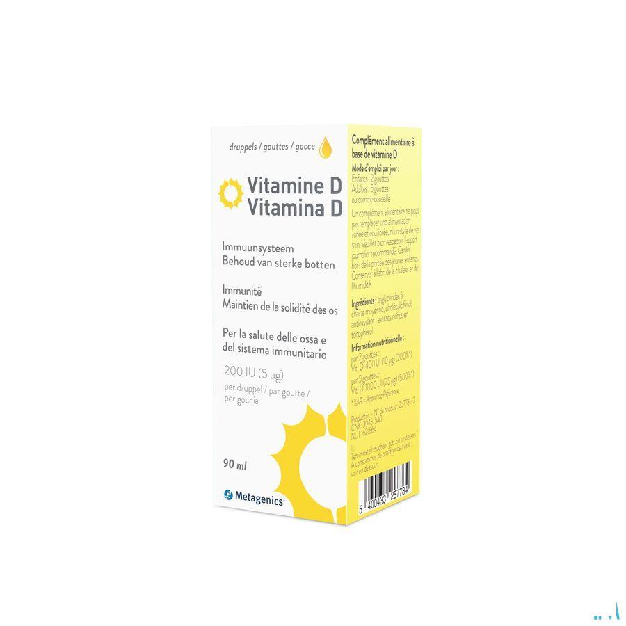 Vitamine D3 Liquid 90 ml 25778  -  Metagenics