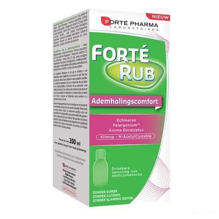 Forterub Ademhalingscomfort Siroop 200 ml  -  Forte Pharma
