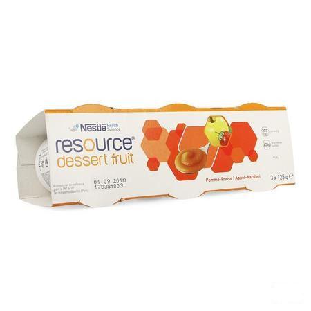 Resource Dessert Fruit App.-aardb. 3x125 gr 12332829  -  Nestle