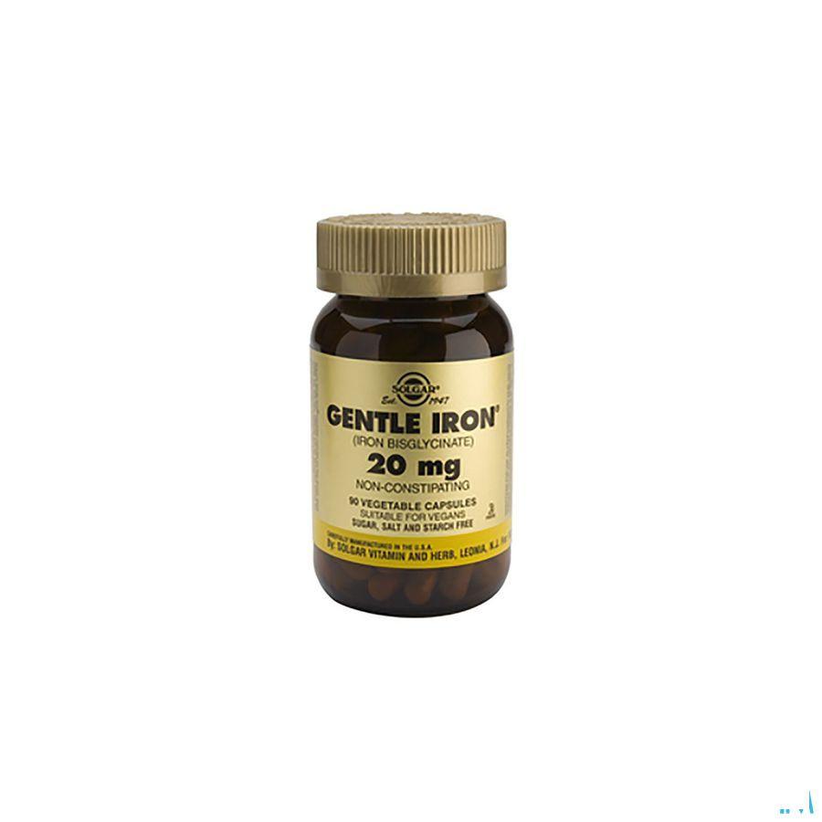 Solgar Gentle Iron V-Capsule 180x20 mg  -  Solgar Vitamins