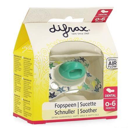 Difrax Fopspeen Sil Mini-dental 0-6m 799  -  Difrax