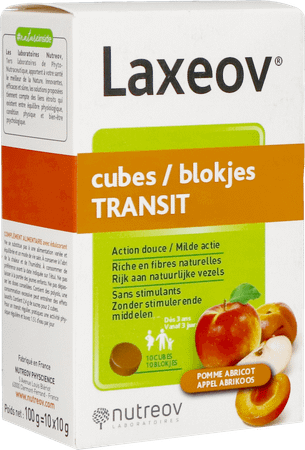 Laxeov Pomme-abricot Cubes 10xx10 gr