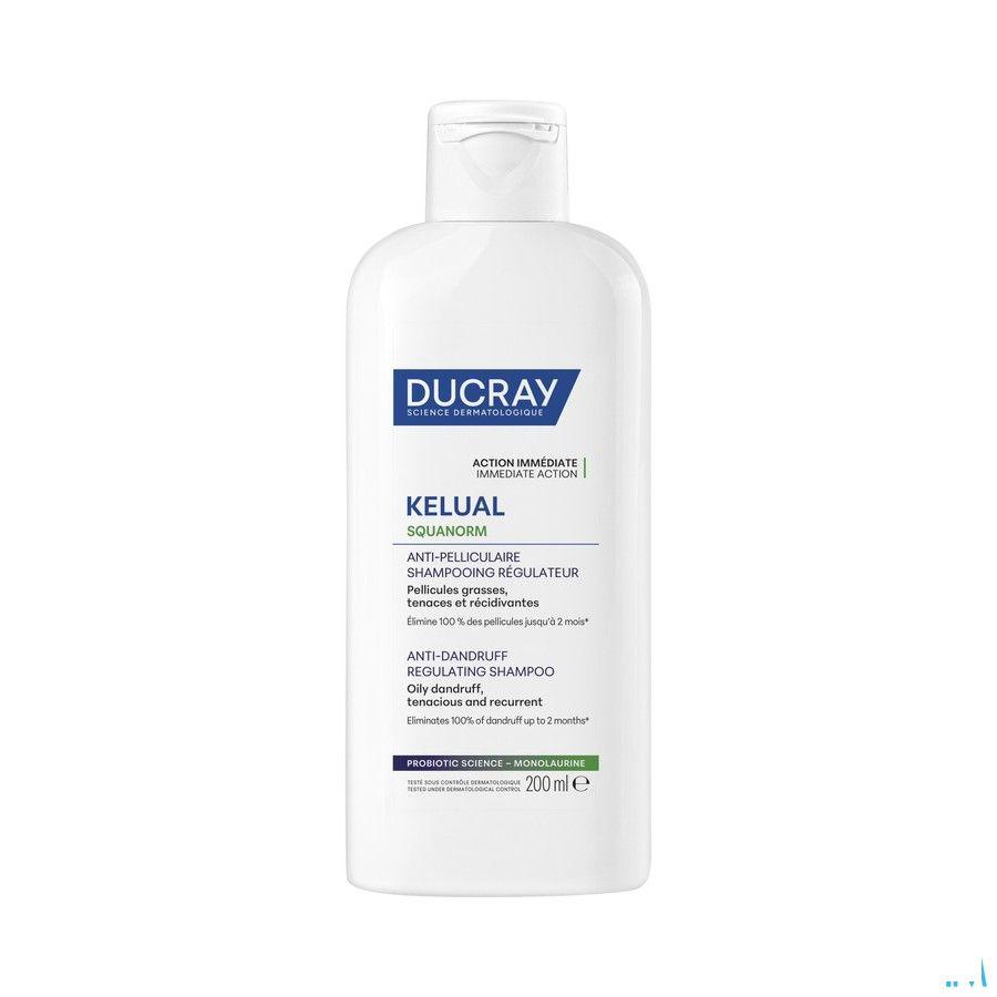 Ducray Kelual Squanorm Shampooing Pellicules Grasses 200 ml