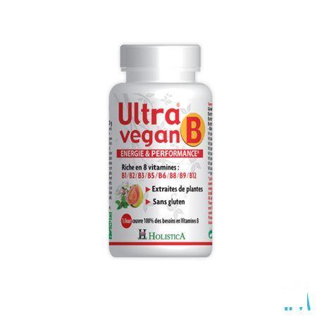 Ultra Vegan B Energie Prestatie Tabletten 30  -  Bioholistic Diffusion