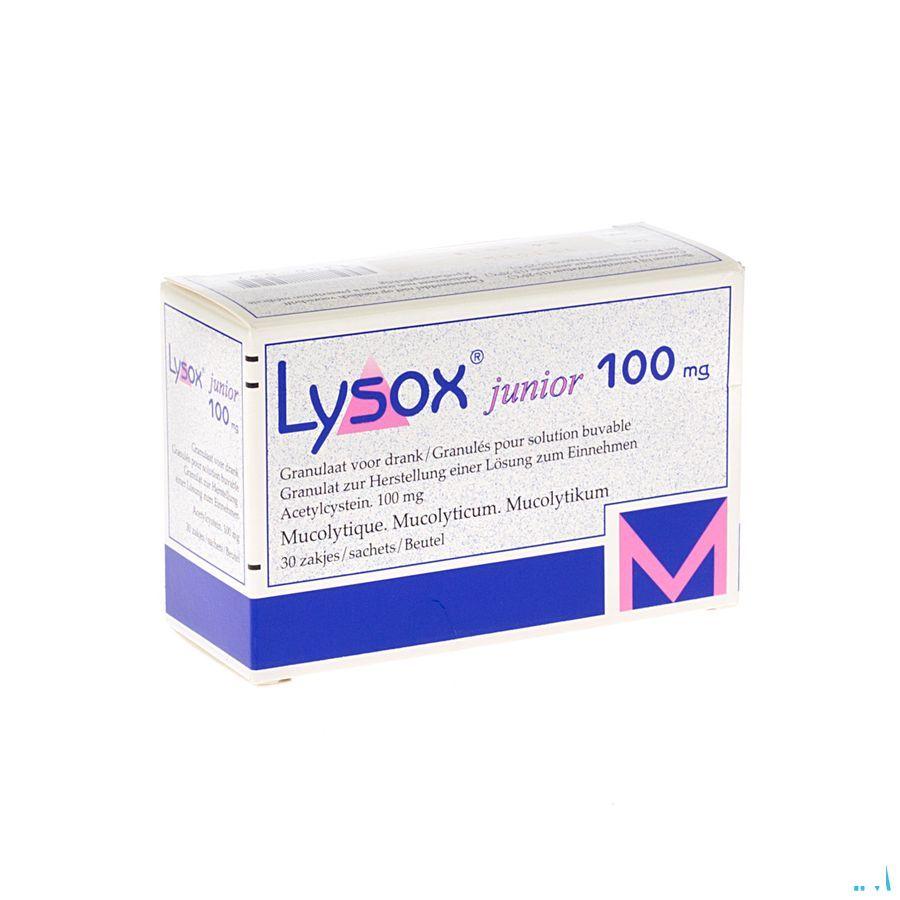 Lysox Junior Gran Zakjes 30x100 mg  -  Menarini