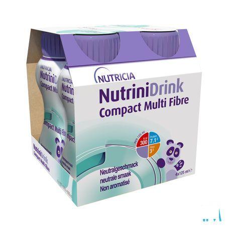 Nutrinidrink Compact Multi Fibre Neutraal 4x125 ml  -  Nutricia