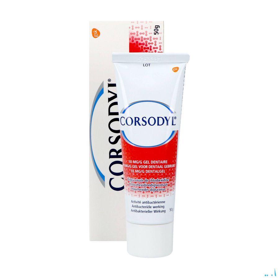 Corsodyl 10 mg/g Gel Dentaire Tube 50 gr