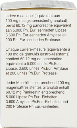 Creon 5000 Granules Gastroresist Flacon 20 gr 
