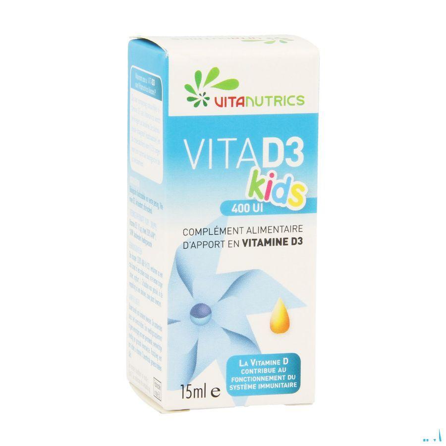 Vita D3 400UI Kids Vitanutrics Druppels 15 ml 