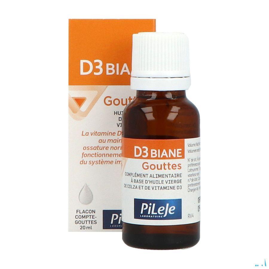 D3 Biane Liquide 20 ml  -  Pileje