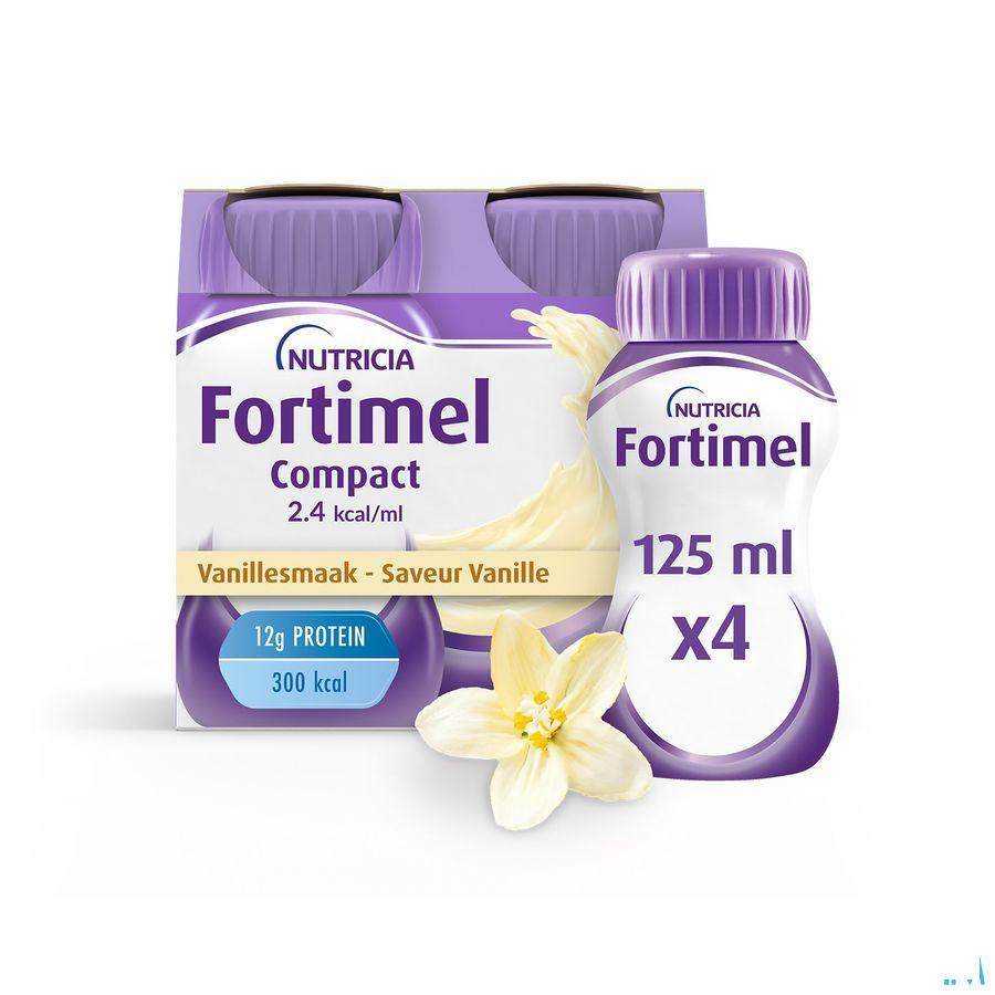 Fortimel Compact 2.4Kcal Vanille 4 x 125 ml