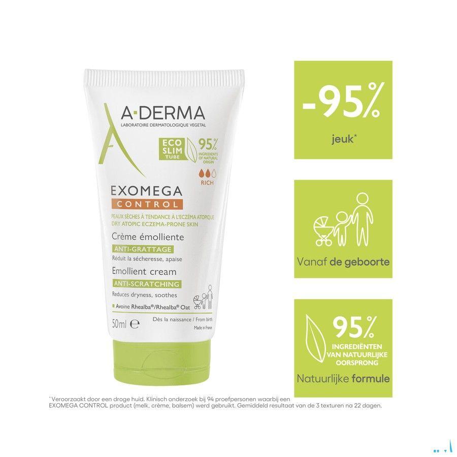 Aderma Exomega Control Creme Emollient 50 ml  -  Aderma