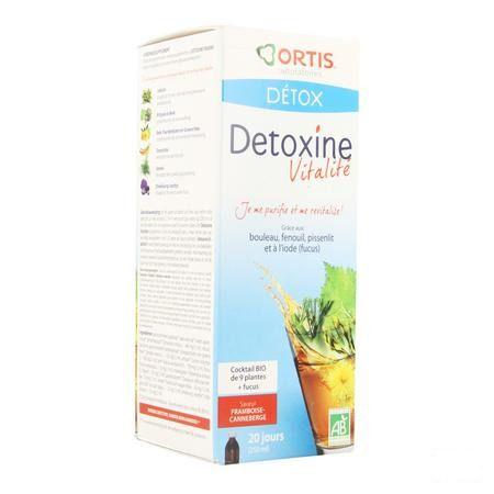 Ortis Detoxine Vitalite Framb.veenbes Fuc.bio250 ml  -  Ortis