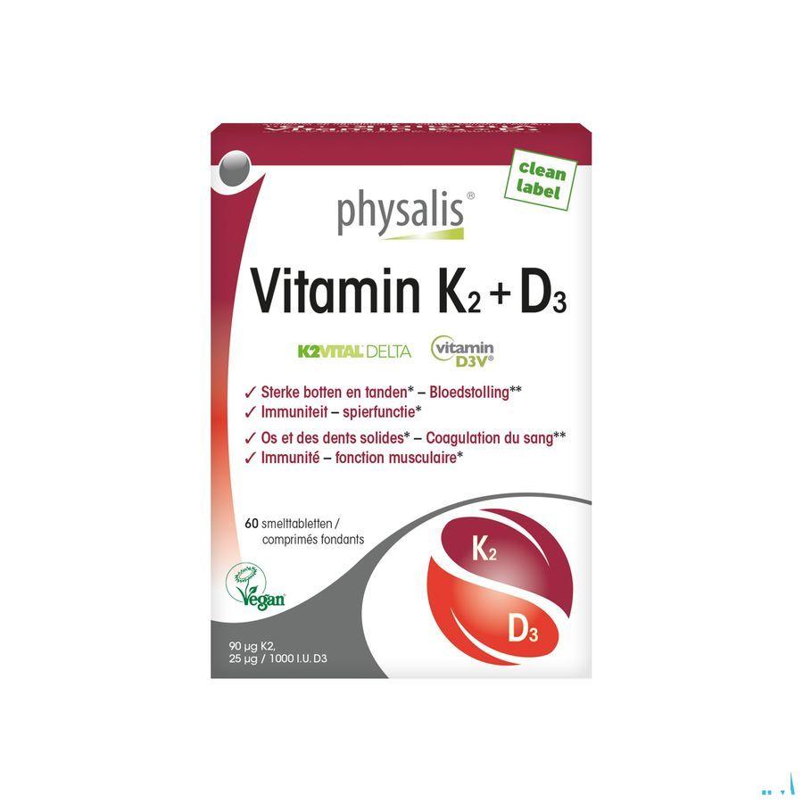 Physalis Vitamin K2 + D3 Tabl 60