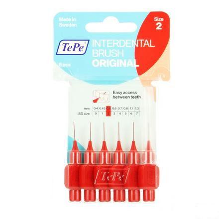 Tepe Interdental Brush 0,50mm Red 6 