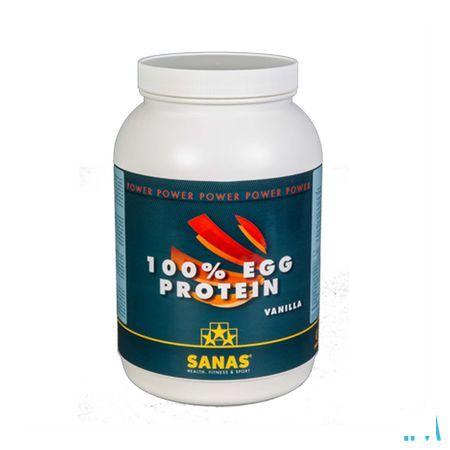 Sanas 100% Egg Protein Pot 750 gr Vanille 