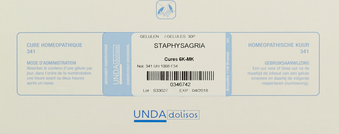 Staphysagria Cure 6k-MK  -  Boiron