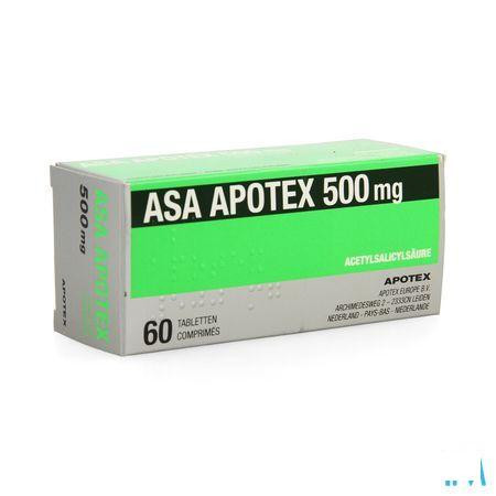 Asa Apotex 500 mg Comprimes 60 X 500 mg