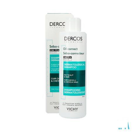 Vichy Dercos Verzorging Shampoo Sebum Regulerend 200 ml
