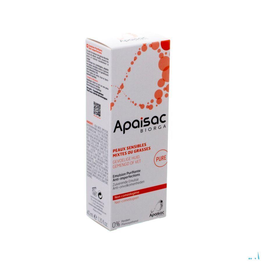 Apaisac Biorga Emulsion Purifiante Anti imperf. 40 ml