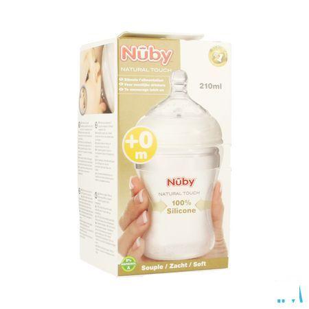 Nuby Nt Drinkflesje Uit Zachte Silicone - 210 ml - 0m +   -  New Valmar
