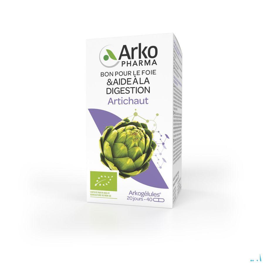 Arkogelules Artichaut Bio Capsule 40  -  Arkopharma
