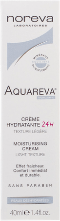 Aquareva Creme Hydra 24u Textuur Licht Tube 40 ml  -  Noreva Led