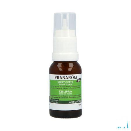 Aromaforce Bio Spray Gorge Apaisant 15 ml  -  Pranarom