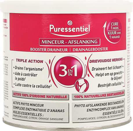 Puressentiel Afslanking Drainage Booster 3in1 240 gr  -  Puressentiel
