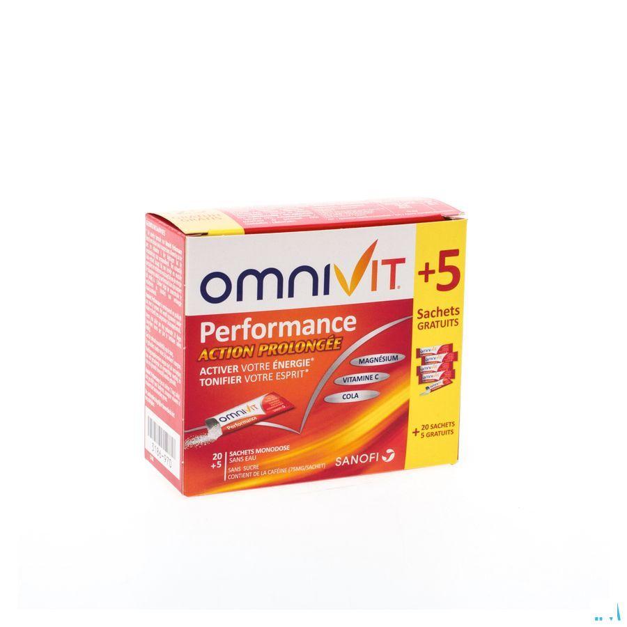 Omnivit Performance Monodos.zakje 20+zakje 5 Monod