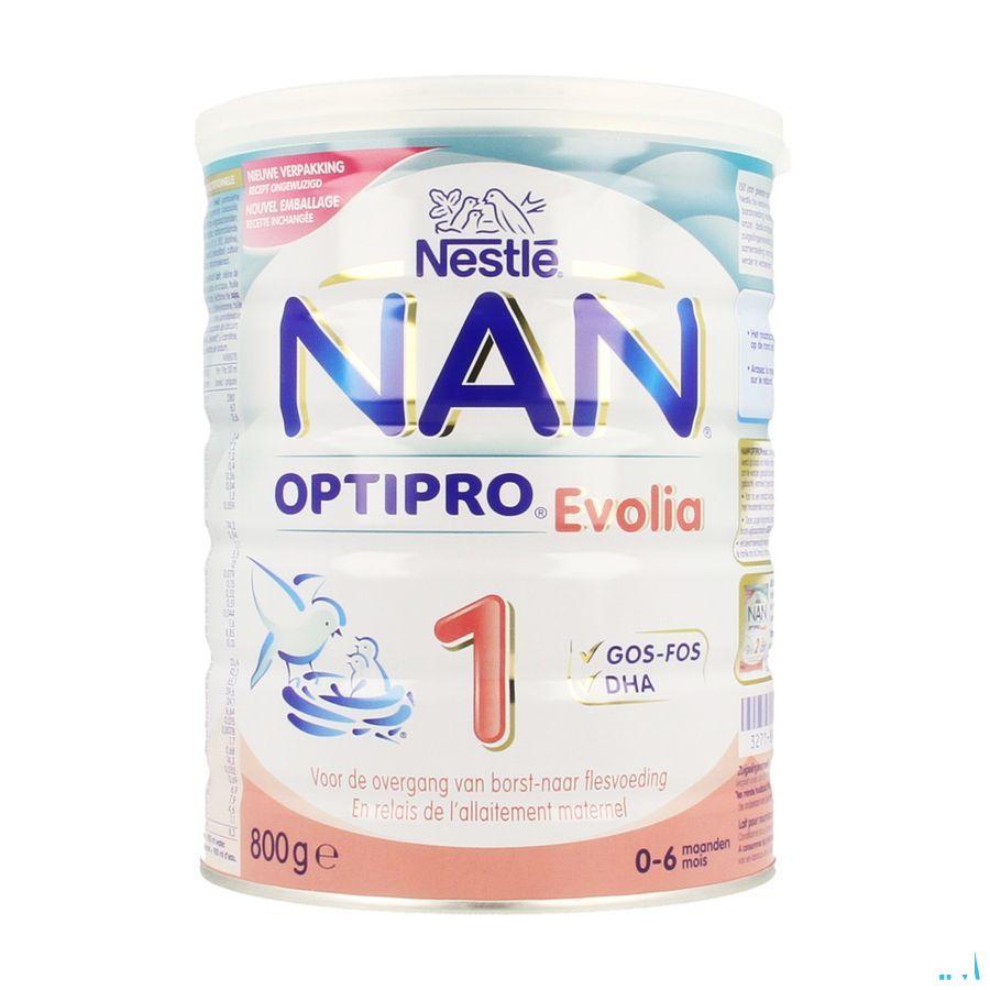 Nan Optipro Evolia 1 Lait Poudre 800 gr  -  Nestle