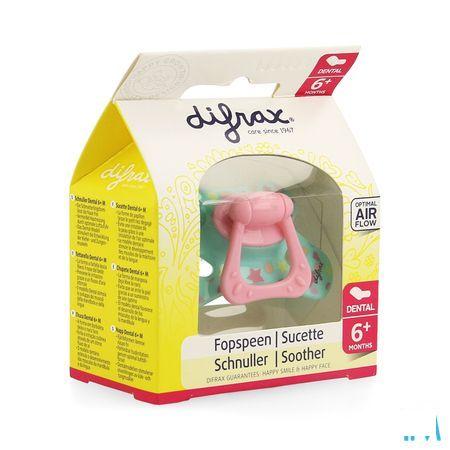 Difrax Fopspeen Sil Dental + ring + 6m 800  -  Difrax