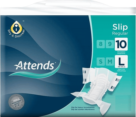 Attends Slip Regular Plus 10L 1X14