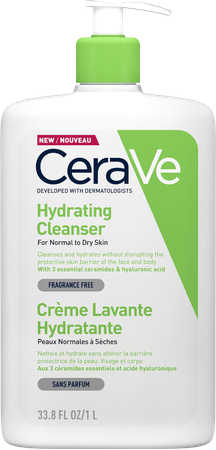 Cerave Hydraterende Reinigingscreme Pompfl 1l  -  Cerave