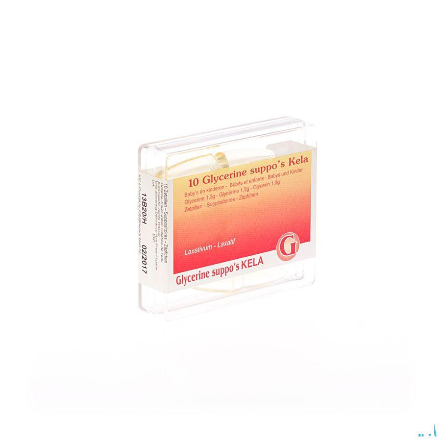 Glycerine Pharma Baby - Inf Suppo 10  -  Kela Pharma