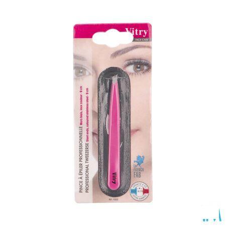 Vitry Classic Pince Epil Prof Oblique Inox 1022  -  Vitry