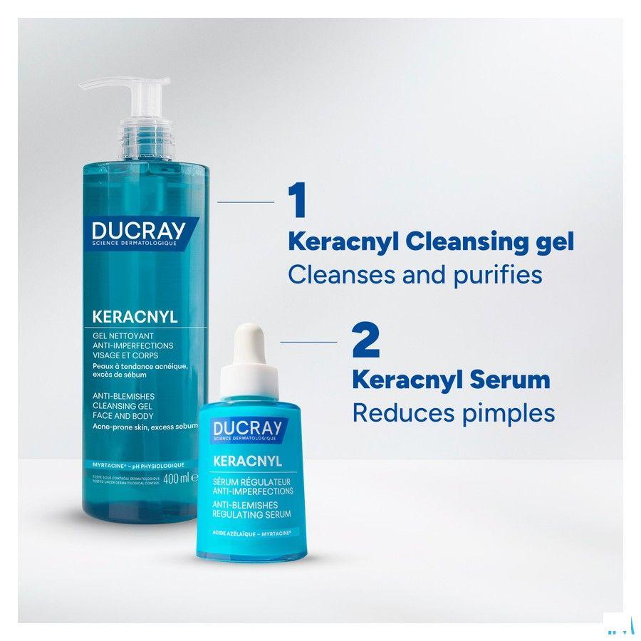 Ducray Keracnyl Schuimende Gel 400 ml  -  Ducray Benelux