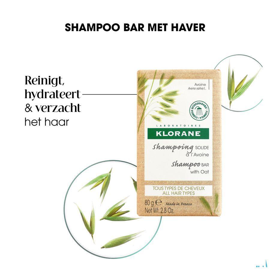Klorane Capilaire Shampoo Bar Haver 80G
