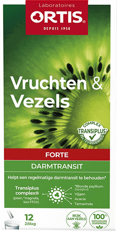 Ortis Vruchten & Vezels Forte Transi+ Comple x 12 x 10 gr