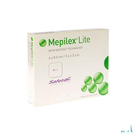 Mepilex Lite Pansement Fin Sil Ster 6x 8,50cm 5 284000  -  Molnlycke Healthcare