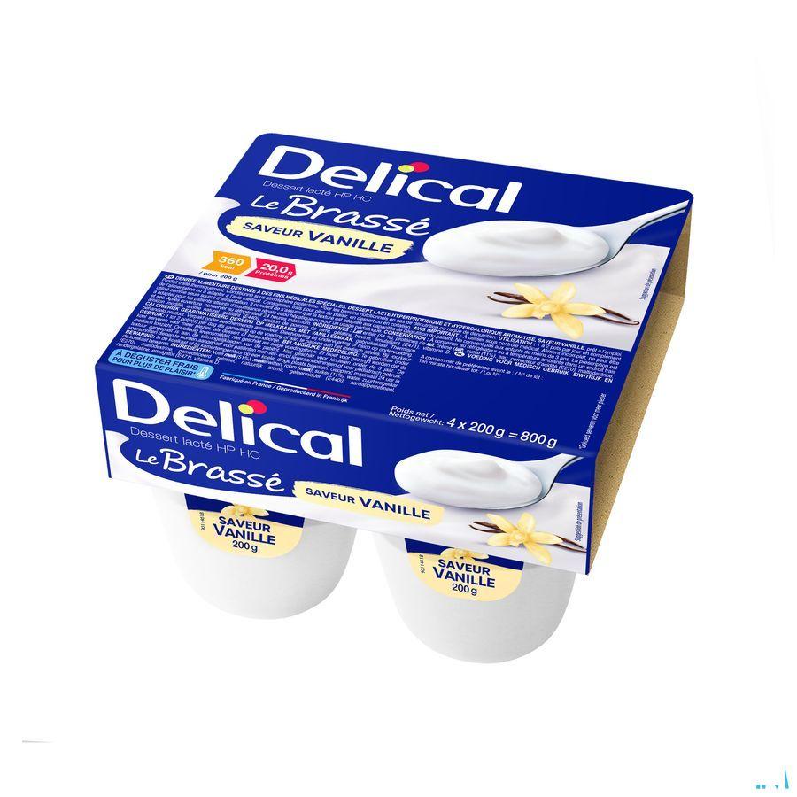 Delical Le Brasse Vanille 4 x 200 gr