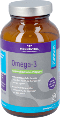 Mannavital Omega 3 Huile Algues V-Caps 60