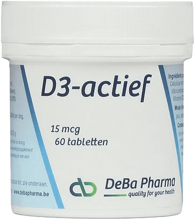 D3-actif Comprimes 60x15mcg  -  Deba Pharma