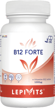 Lepivits B12 Forte Pot Caps 60  -  Lepivits