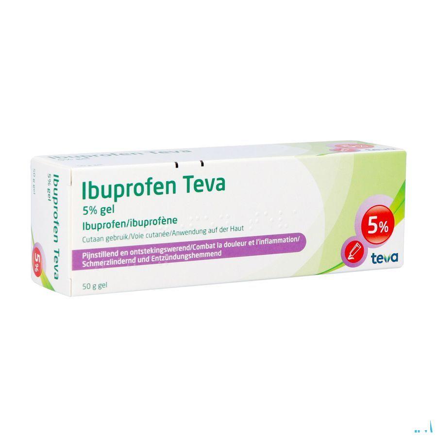 Ibuprofen Teva Gel Tube 50 gr 