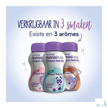 Nutrinidrink Compact Multi Fibre Aardbei 4x125 ml  -  Nutricia